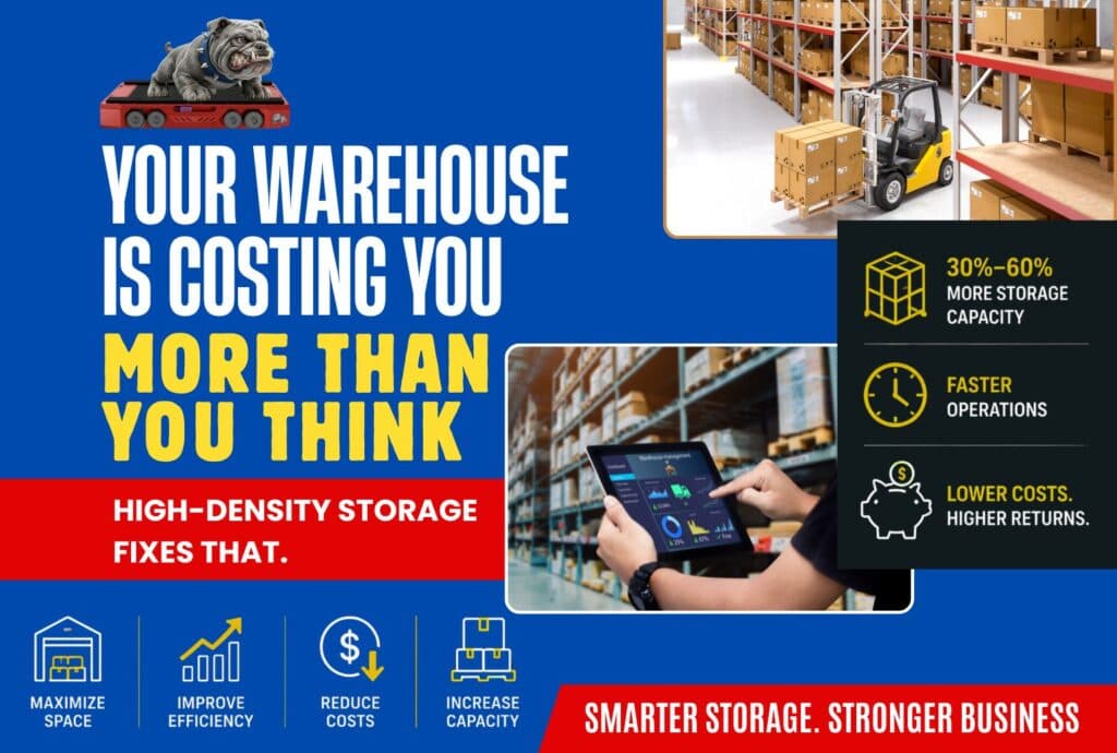 Your Warehouse Is Costing You More Than You Think. High-Density Storage Fixes That.