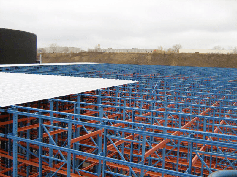 Rack Supported Building